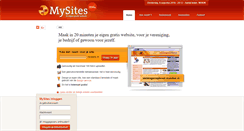 Desktop Screenshot of mysites.nl