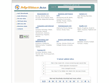 Tablet Screenshot of mysites.biz